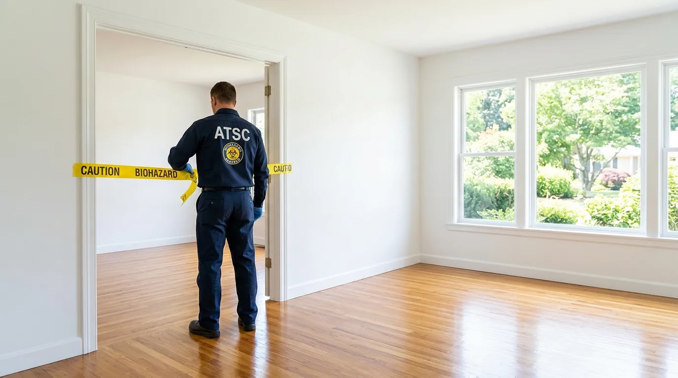 Certified biohazard cleanup crew performing Crime Scene Cleanup in Sleepy Hollow